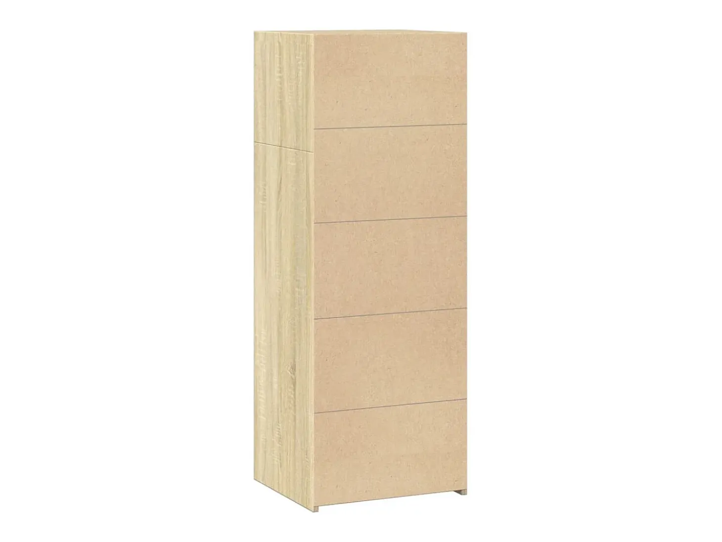 Aparador alto roble sonoma 45x41x124 cm madera de ingeniería