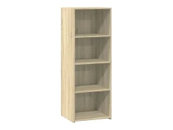 Aparador alto roble sonoma 45x41x124 cm madera de ingeniería