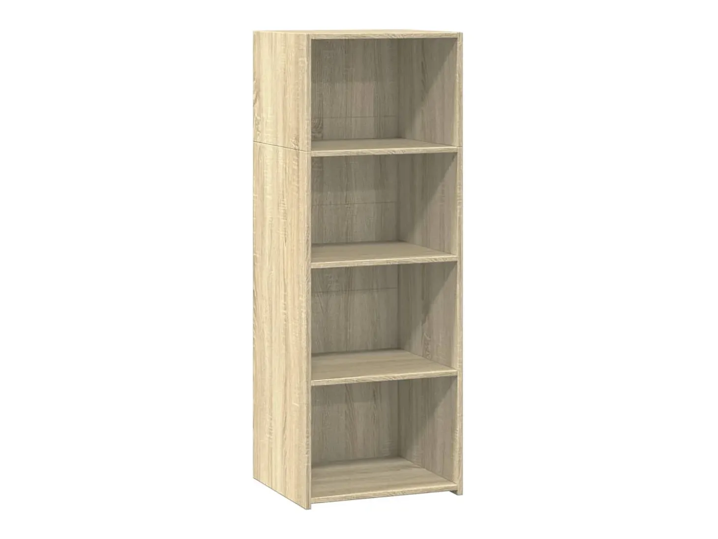 Aparador alto roble sonoma 45x41x124 cm madera de ingeniería