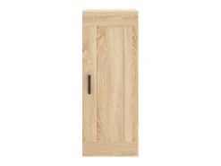 Aparador alto roble Sonoma 34,5x34x180 cm Madera de ingeniería