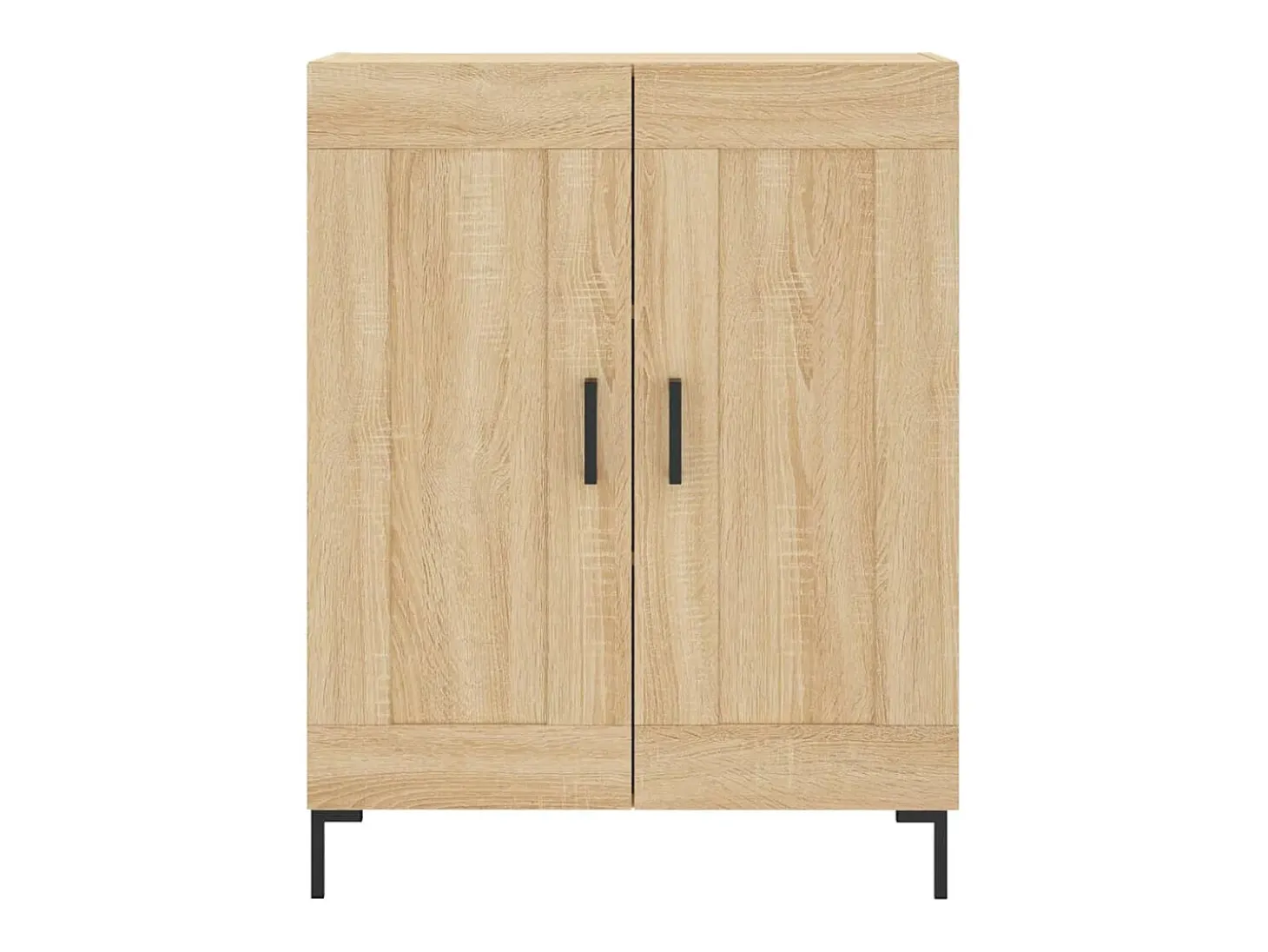 Aparador alto roble Sonoma 69,5x34x180 cm Madera de ingeniería