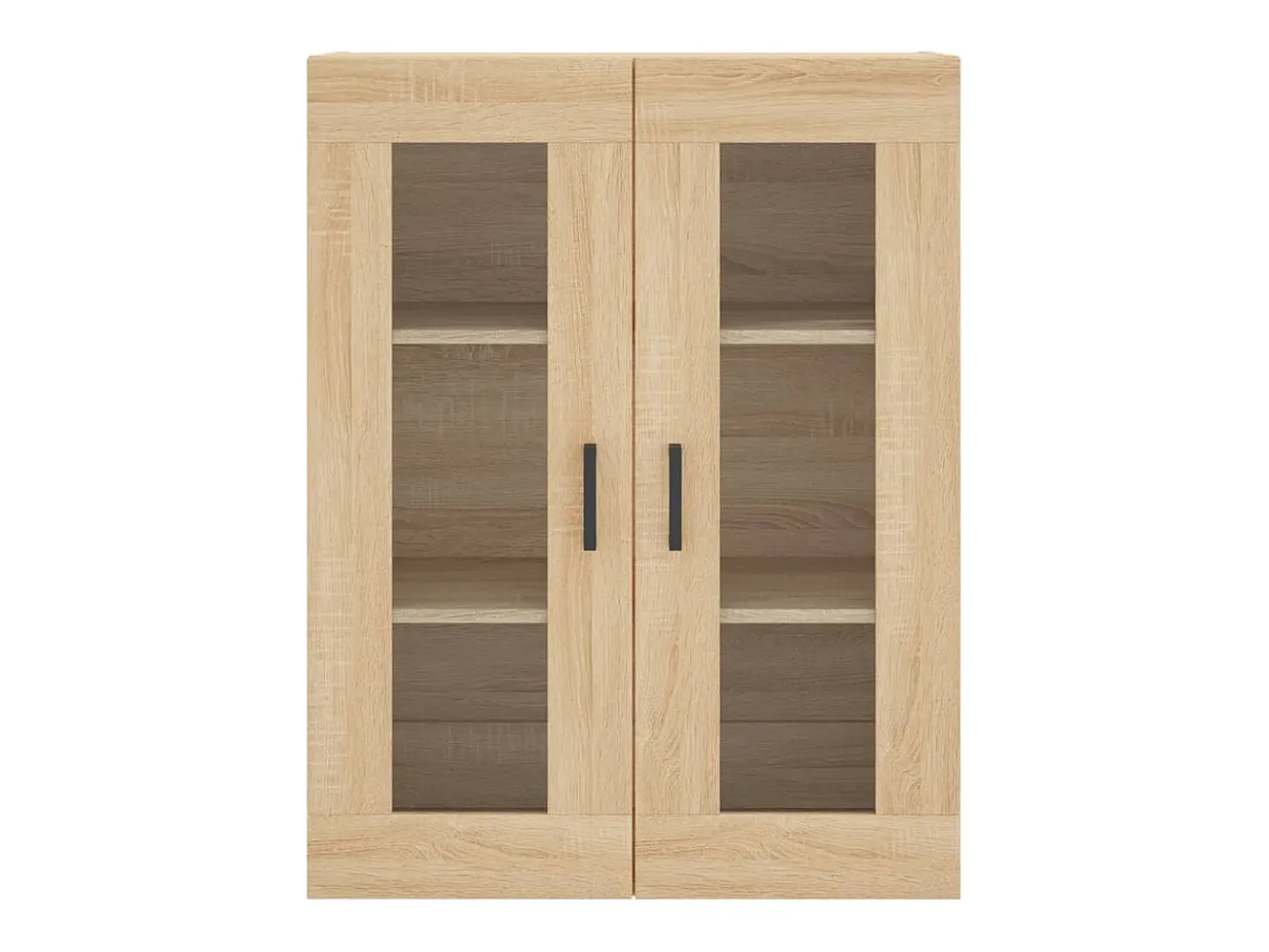 Aparador alto roble Sonoma 69,5x34x180 cm Madera de ingeniería