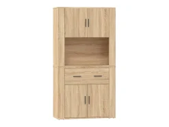Aparador alto Roble Sonoma Madera de ingeniería