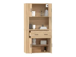 Aparador alto Roble Sonoma Madera de ingeniería