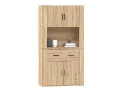 Aparador alto Roble Sonoma Madera de ingeniería