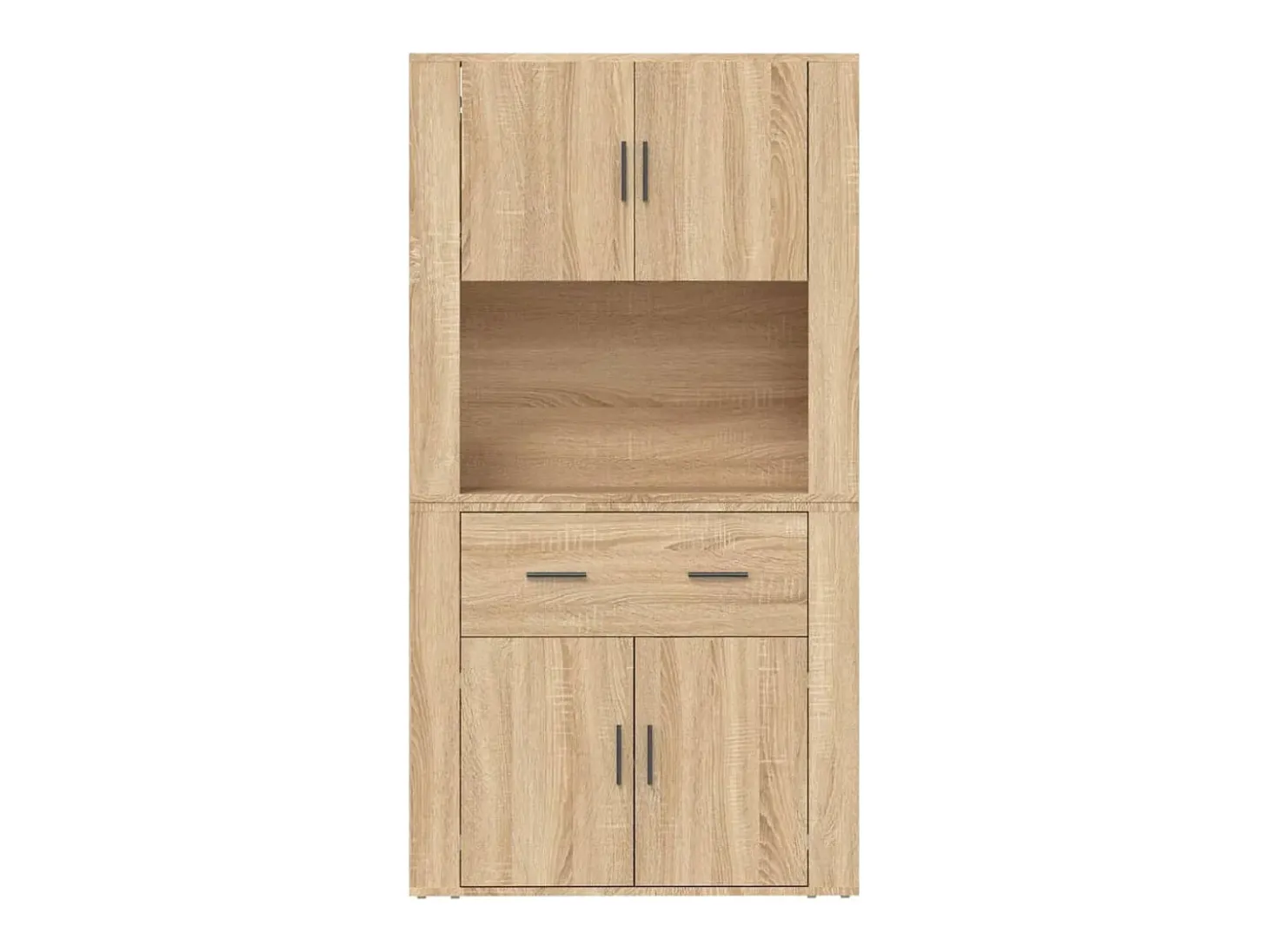Aparador alto Roble Sonoma Madera de ingeniería
