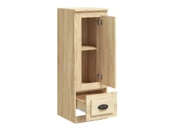 Aparador alto roble Sonoma 36x35,5x103,5 cm madera de ingeniería