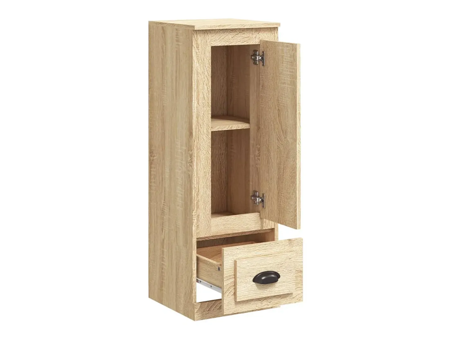 Aparador alto roble Sonoma 36x35,5x103,5 cm madera de ingeniería