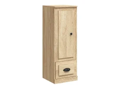 Aparador alto roble Sonoma 36x35,5x103,5 cm madera de ingeniería