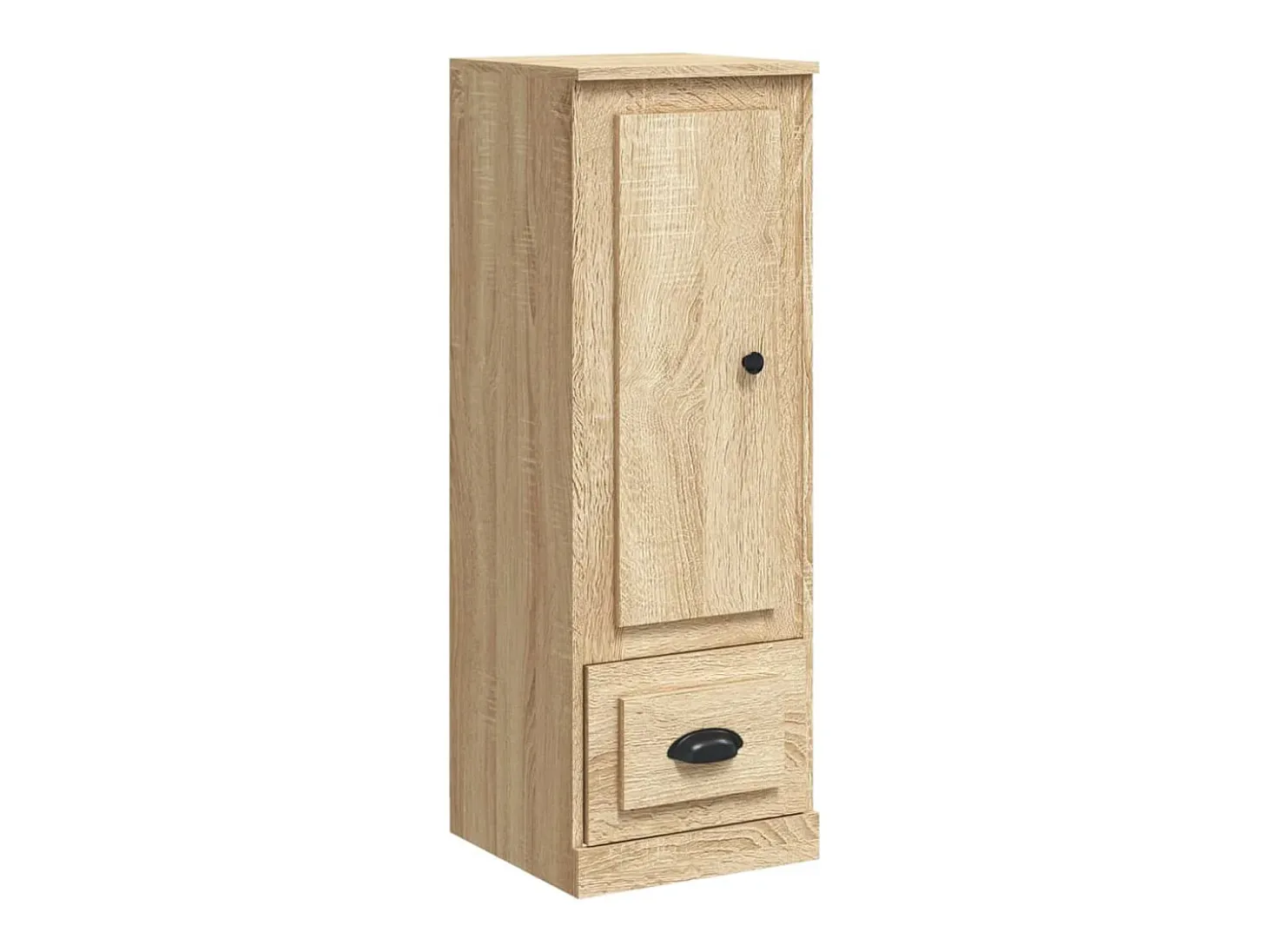Aparador alto roble Sonoma 36x35,5x103,5 cm madera de ingeniería