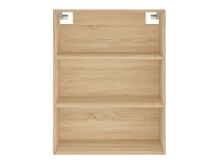 Aparador alto roble Sonoma 69,5x34x180 cm Madera de ingeniería