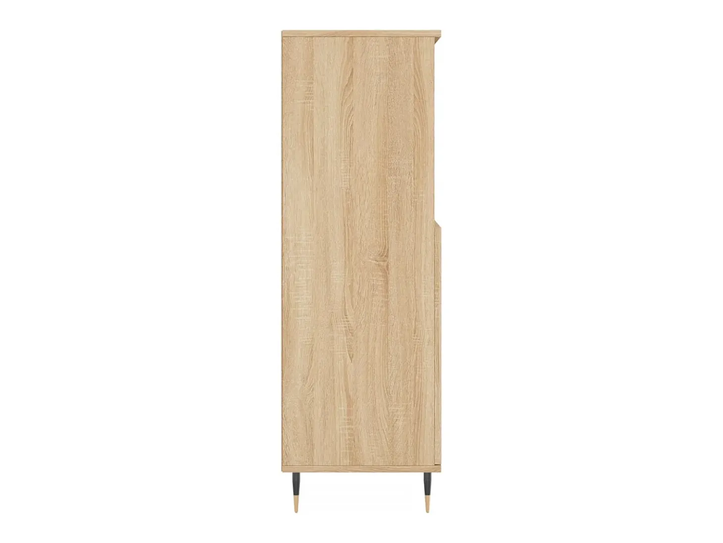 Aparador alto roble Sonoma 60x36x110 cm Madera de ingeniería