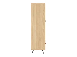 Aparador alto roble Sonoma 69,5x31x115 cm madera de ingeniería