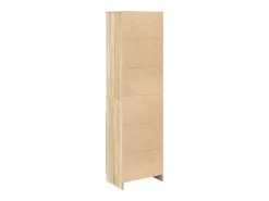 Aparador alto roble Sonoma 50x35x180 cm madera de ingeniería