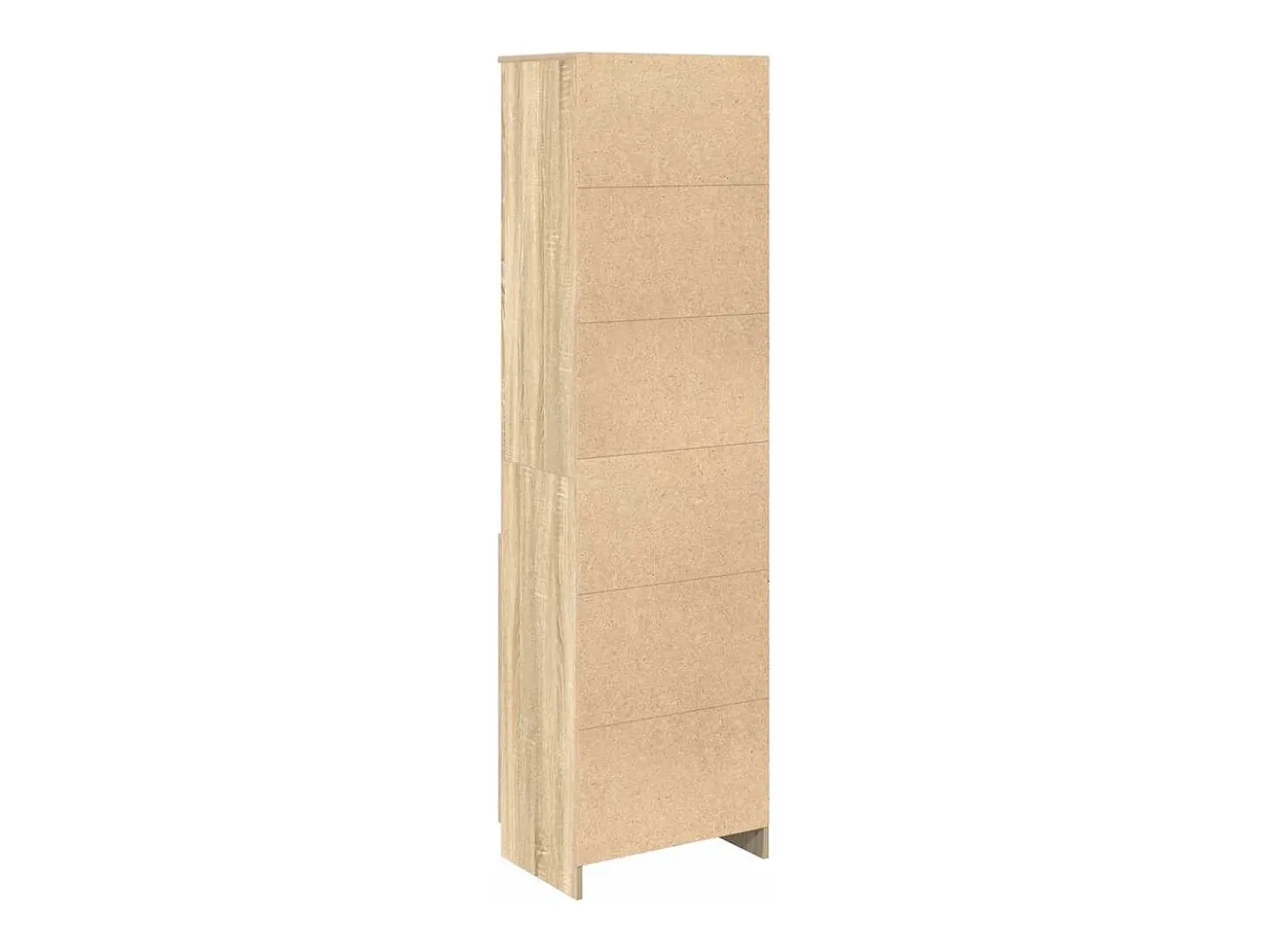 Aparador alto roble Sonoma 50x35x180 cm madera de ingeniería