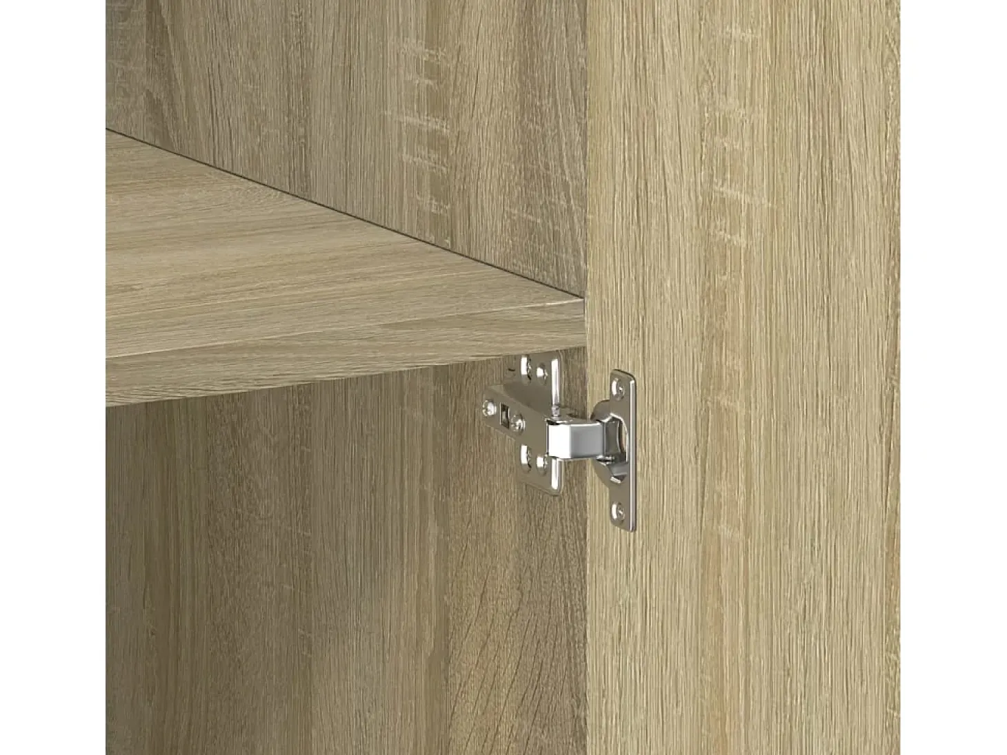 Aparador alto roble Sonoma 70x42,5x185 cm madera de ingeniería