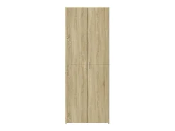Aparador alto roble Sonoma 70x42,5x185 cm madera de ingeniería