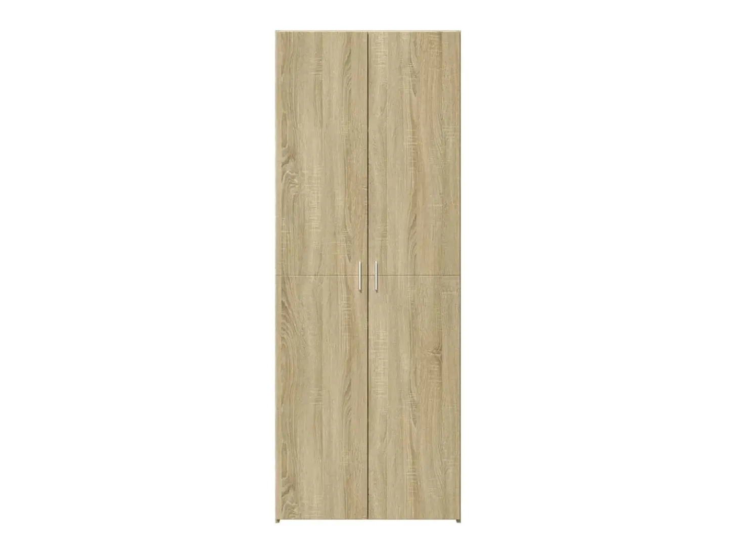Aparador alto roble Sonoma 70x42,5x185 cm madera de ingeniería