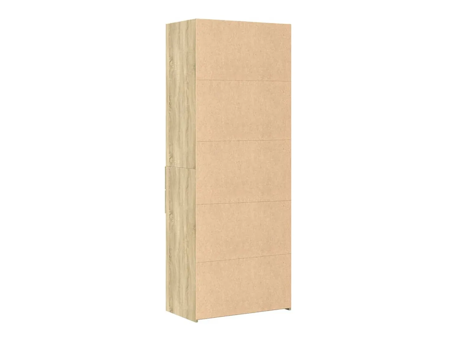 Aparador alto roble Sonoma 70x42,5x185 cm madera de ingeniería