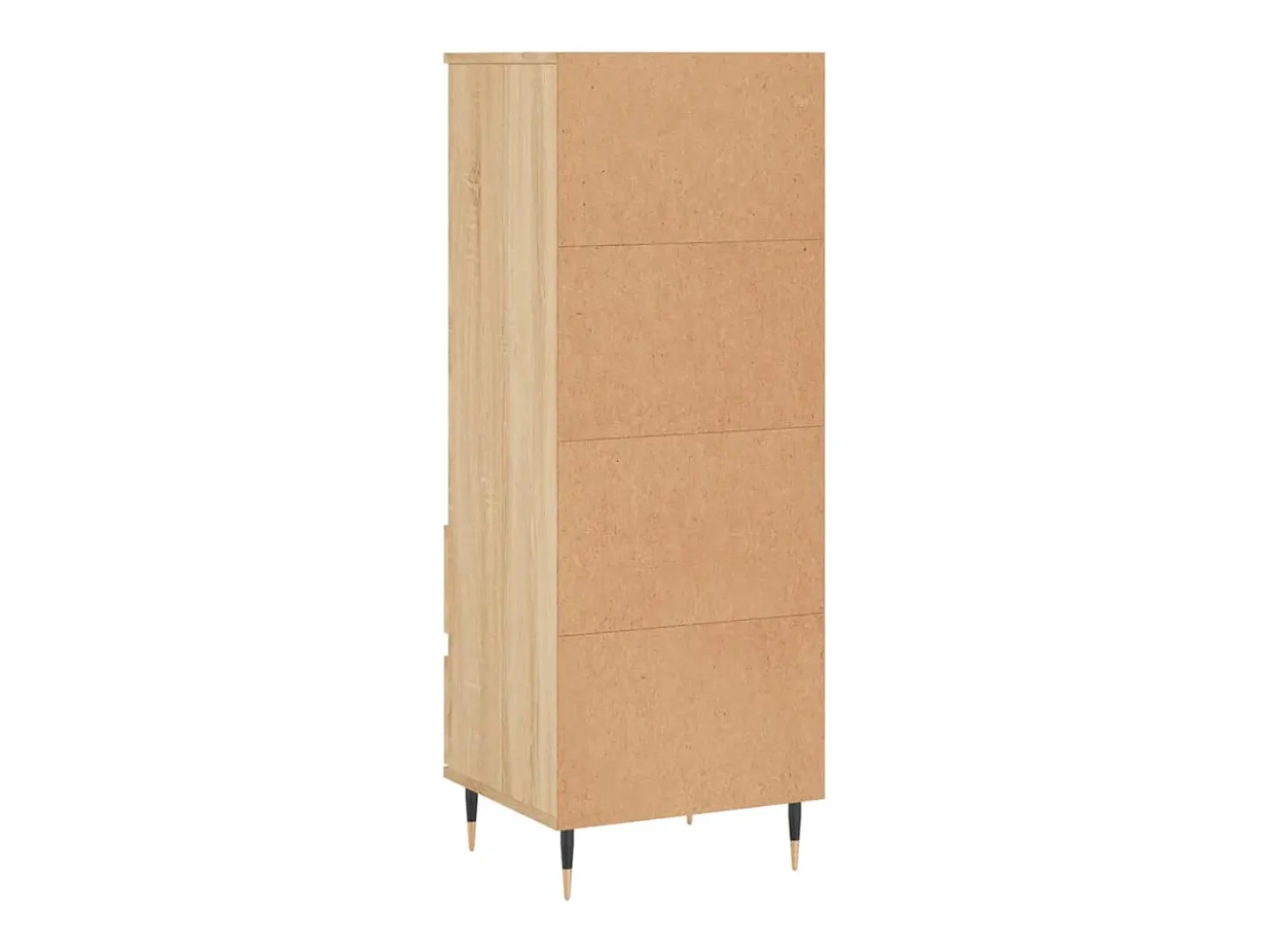 Aparador alto roble Sonoma 40x36x110 cm Madera de ingeniería