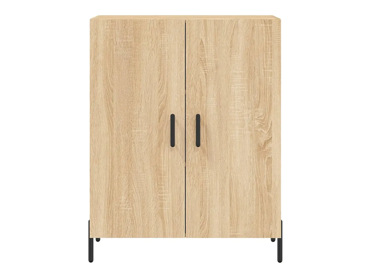 Aparador alto roble Sonoma 69,5x34x180 cm Madera de ingeniería