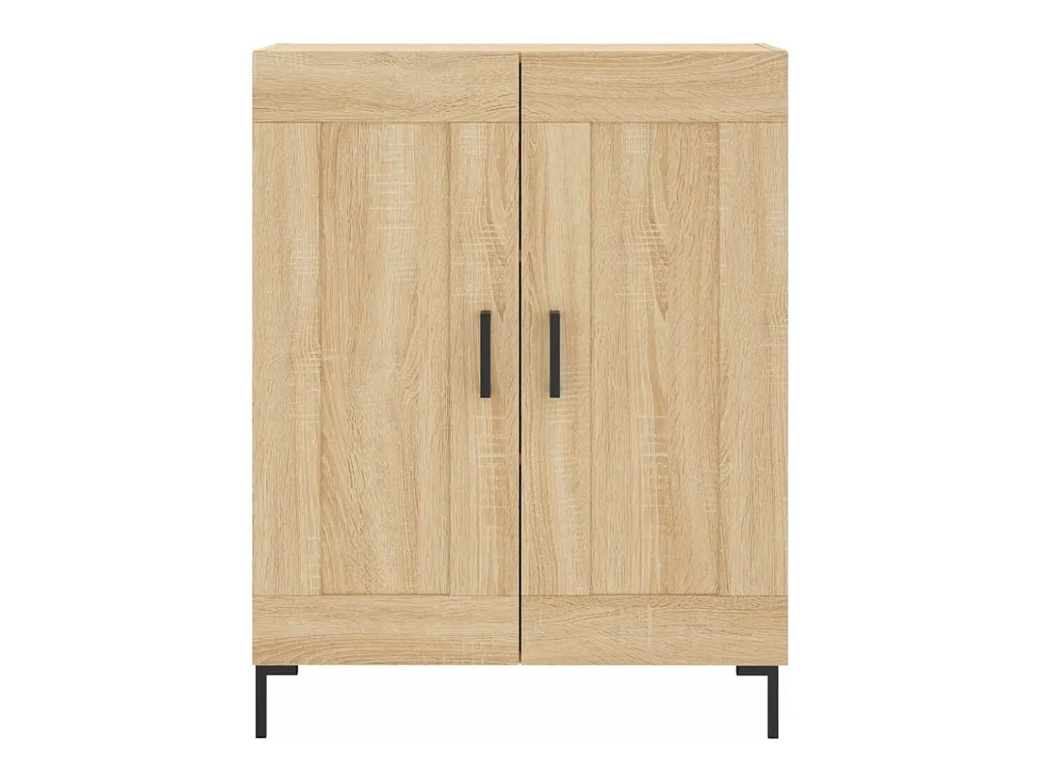 Aparador alto roble Sonoma 69,5x34x180 cm Madera de ingeniería
