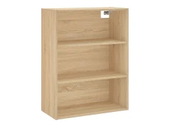 Aparador alto roble Sonoma 69,5x34x180 cm Madera de ingeniería