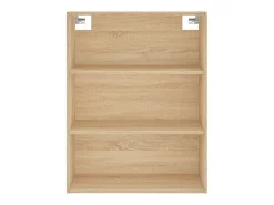 Aparador alto roble Sonoma 69,5x34x180 cm Madera de ingeniería