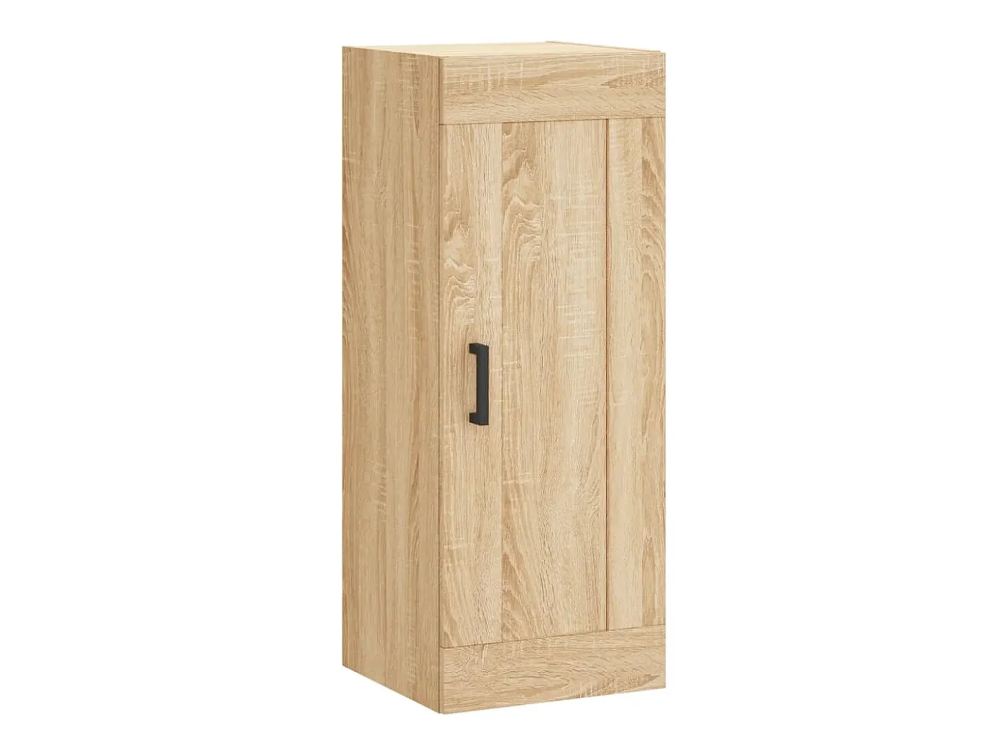 Aparador alto roble Sonoma 34,5x34x180 cm Madera de ingeniería
