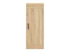 Aparador alto roble Sonoma 34,5x34x180 cm Madera de ingeniería