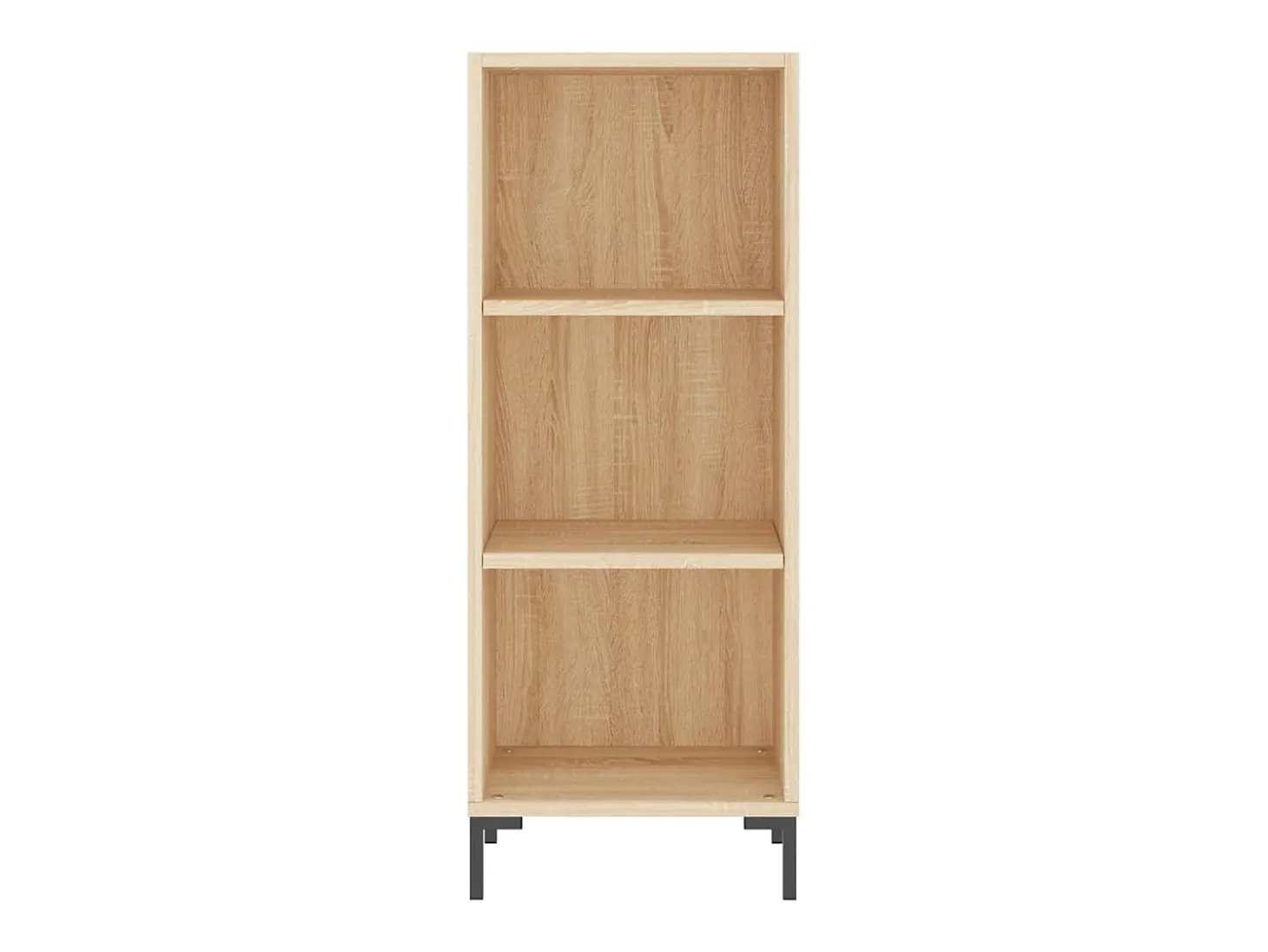 Aparador alto roble Sonoma 34,5x34x180 cm Madera de ingeniería