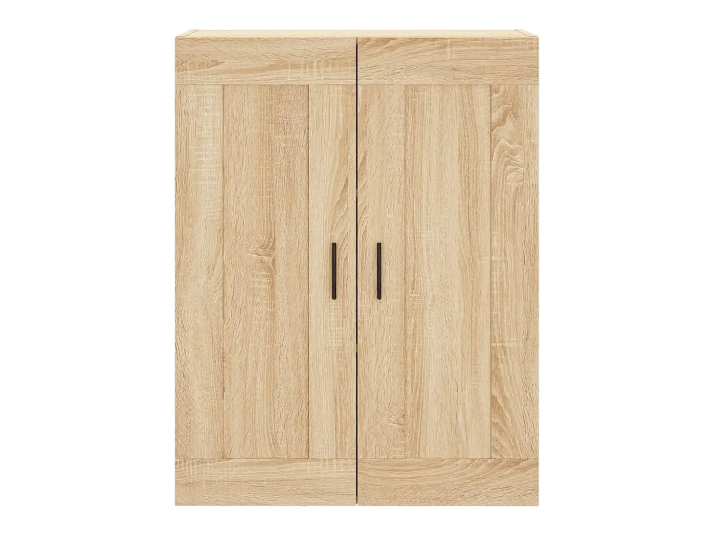 Aparador alto roble Sonoma 69,5x34x180 cm Madera de ingeniería