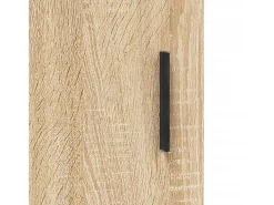 Aparador alto roble Sonoma 69,5x34x180 cm Madera de ingeniería