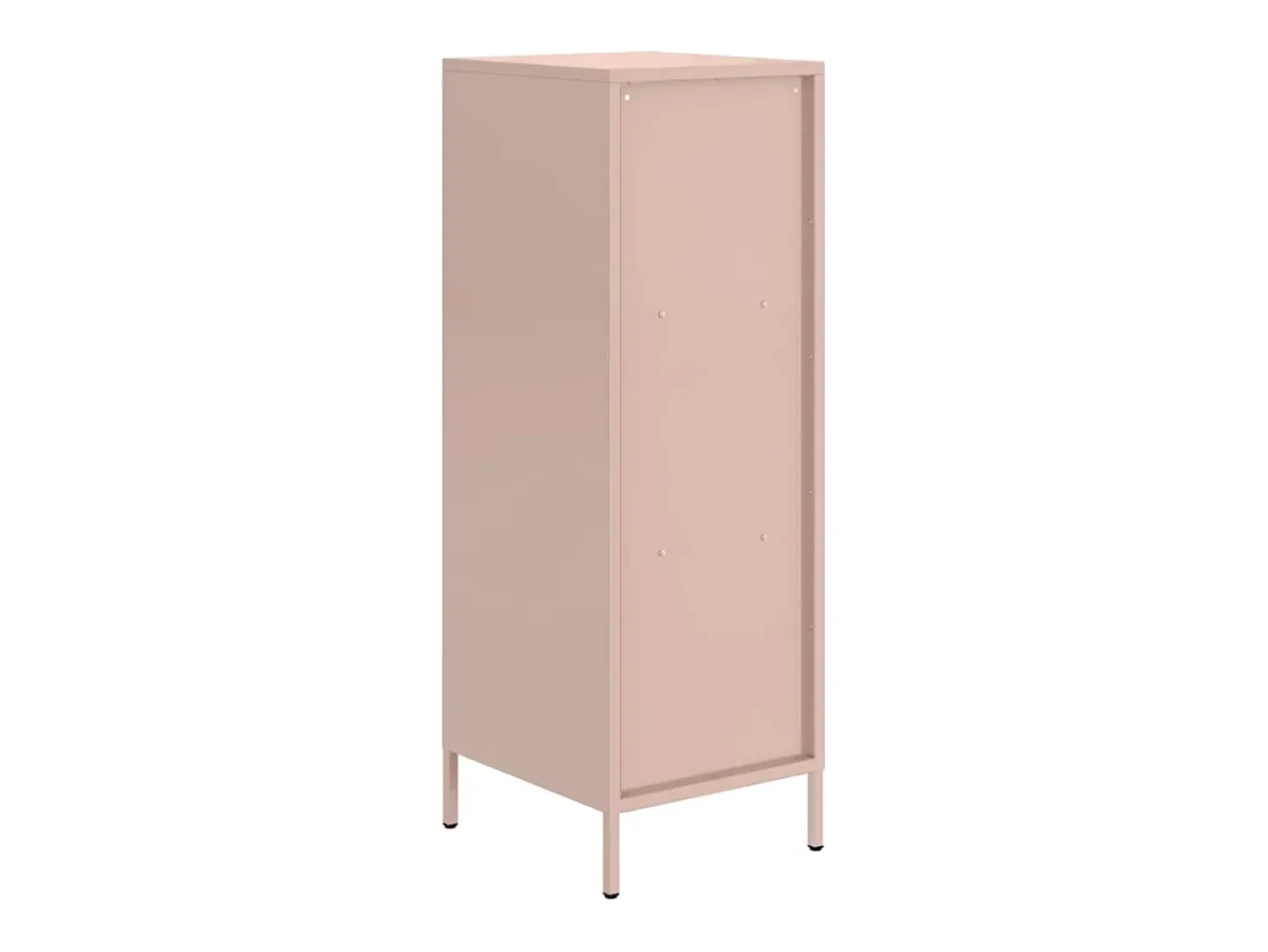 Aparador alto rosa 35x39x103,5 cm acero