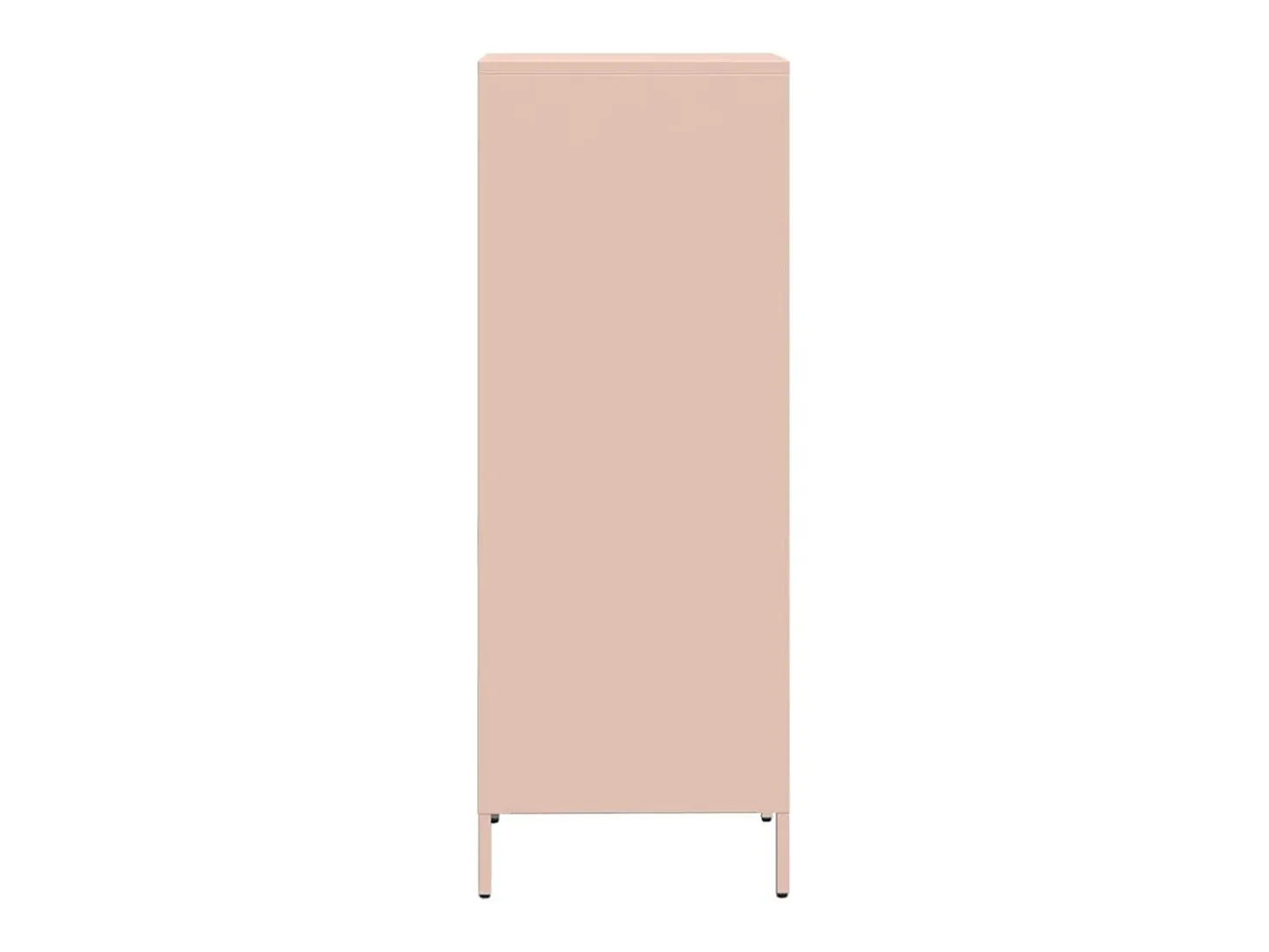 Aparador alto rosa 35x39x103,5 cm acero