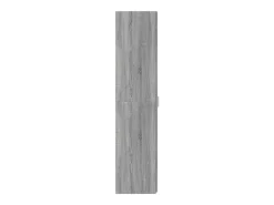 Aparador alto Sonoma gris 40x42,5x185 cm madera de ingeniería