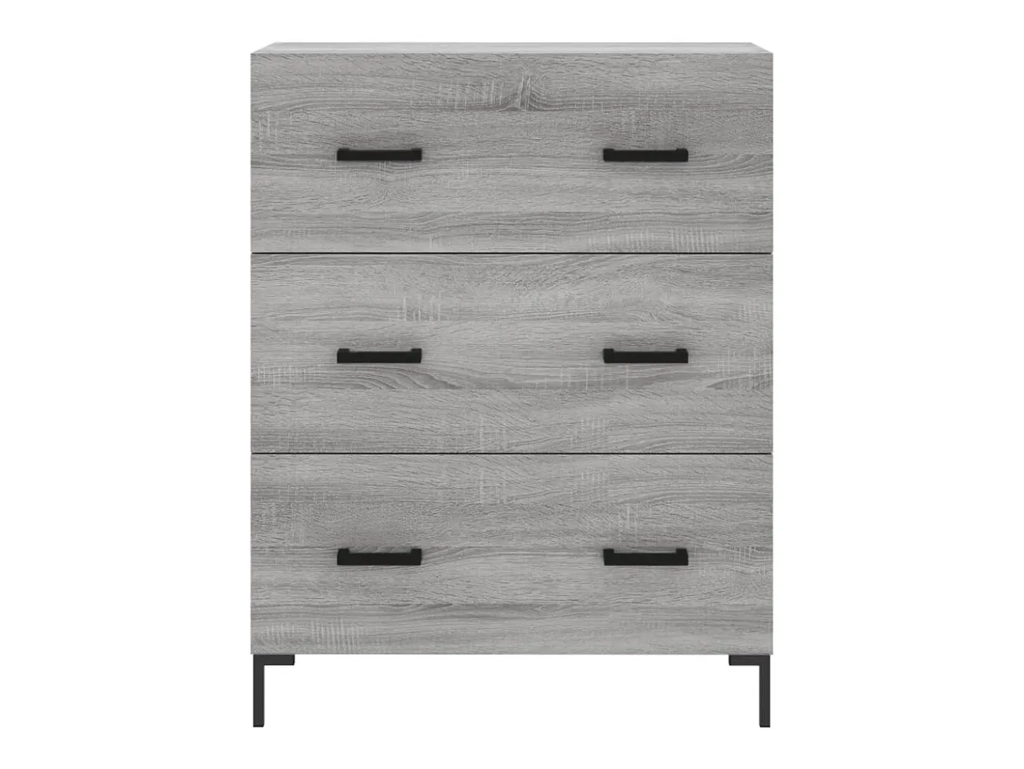 Aparador alto Sonoma gris 69,5x34x180 cm Madera de ingeniería