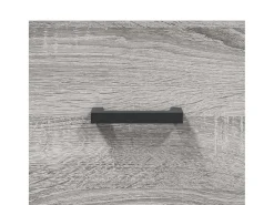 Aparador alto Sonoma gris 69,5x34x180 cm Madera de ingeniería