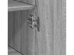 Aparador alto Sonoma gris 45x42,5x185 cm madera de ingeniería