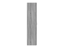 Aparador alto Sonoma gris 45x42,5x185 cm madera de ingeniería