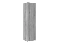 Aparador alto Sonoma gris 45x42,5x185 cm madera de ingeniería