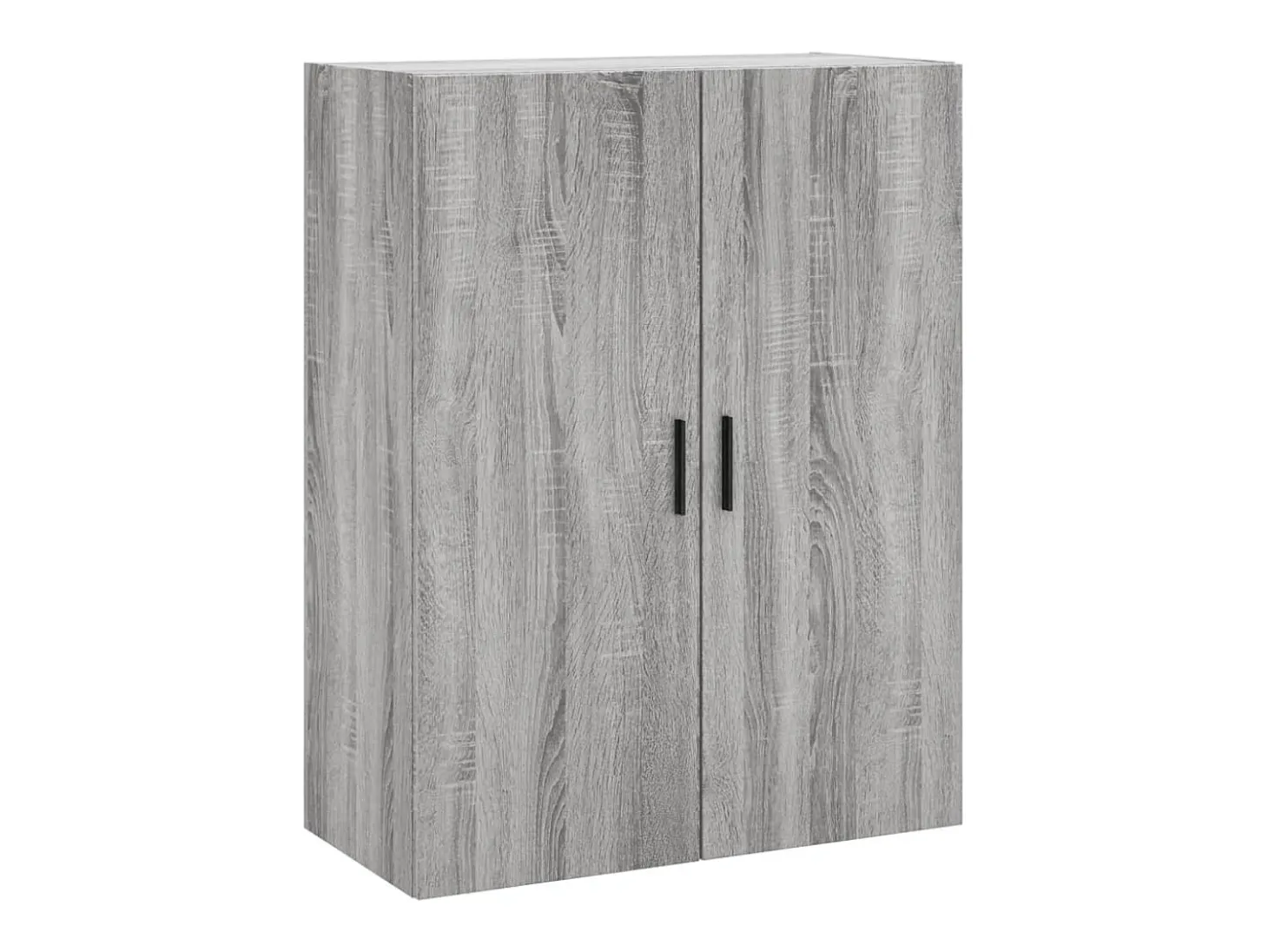 Aparador alto Sonoma gris 69,5x34x180 cm Madera de ingeniería