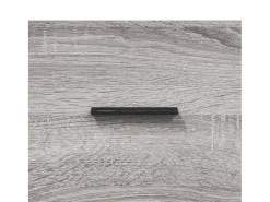 Aparador alto Sonoma gris 69,5x34x180 cm Madera de ingeniería