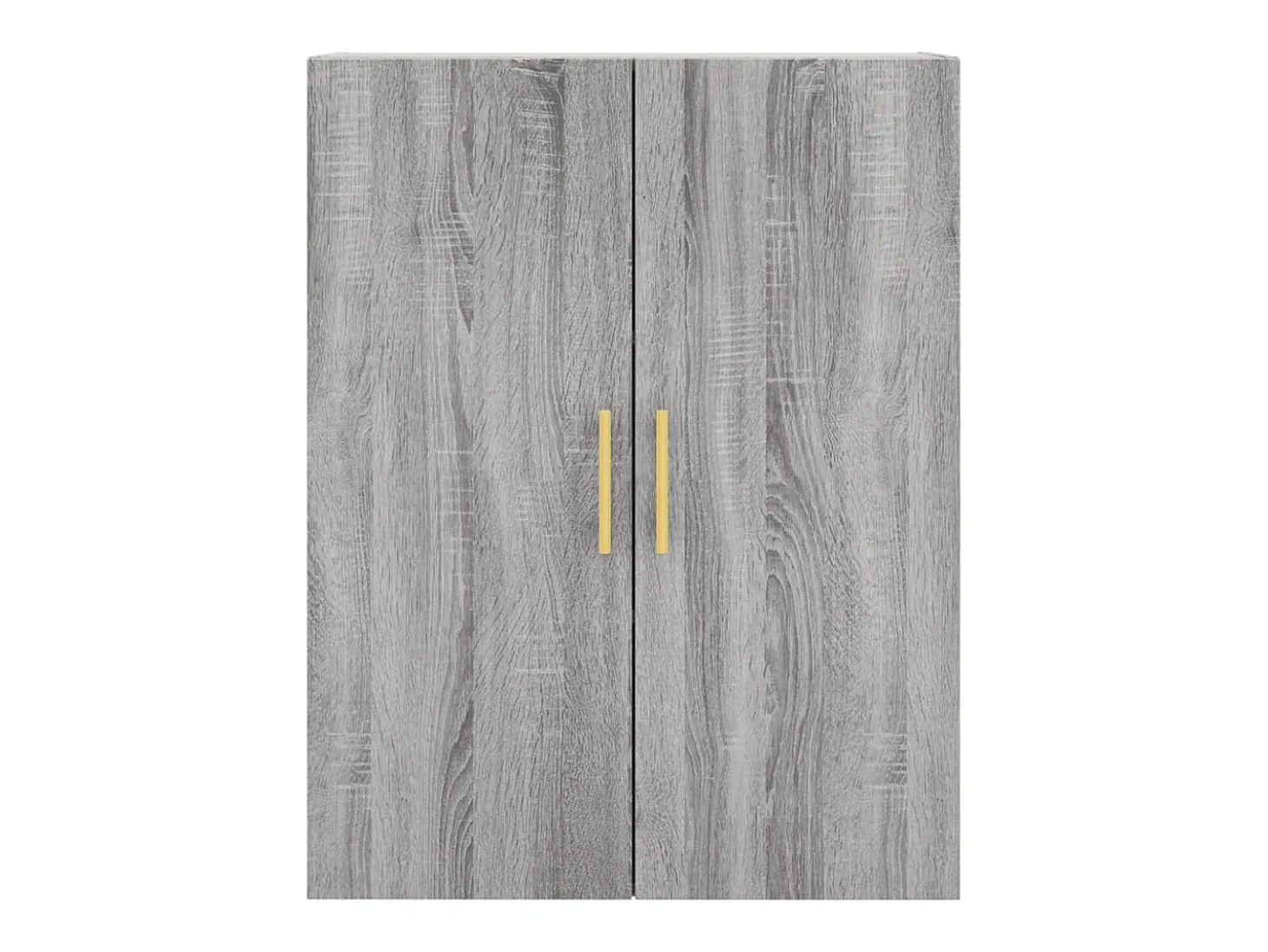 Aparador alto Sonoma gris 69,5x34x180 cm Madera de ingeniería