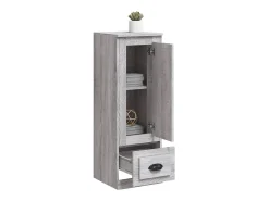 Aparador alto Sonoma gris 36x35,5x103,5 cm madera de ingeniería