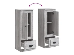 Aparador alto Sonoma gris 36x35,5x103,5 cm madera de ingeniería