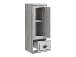 Aparador alto Sonoma gris 36x35,5x103,5 cm madera de ingeniería