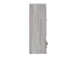 Aparador alto Sonoma gris 36x35,5x103,5 cm madera de ingeniería
