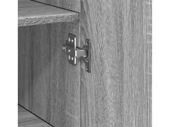 Aparador alto Sonoma gris 30x42,5x185 cm madera de ingeniería
