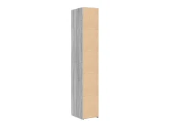 Aparador alto Sonoma gris 30x42,5x185 cm madera de ingeniería